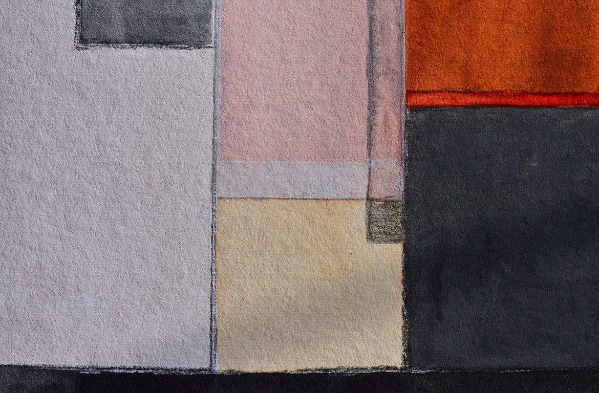 Anniette Beaucamp - Tinte Tusche Tapestry - Ausschnitt