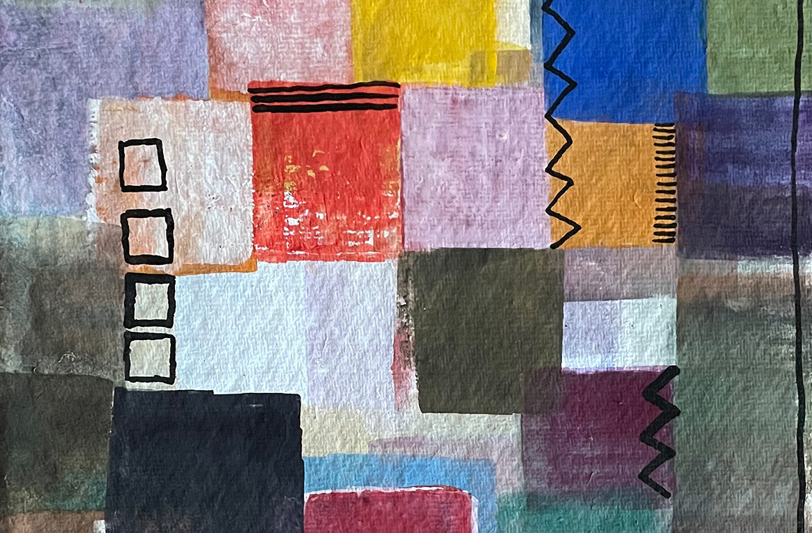 Anniette Beaucamp - Tinte Tusche Tapestry - Ausschnitt