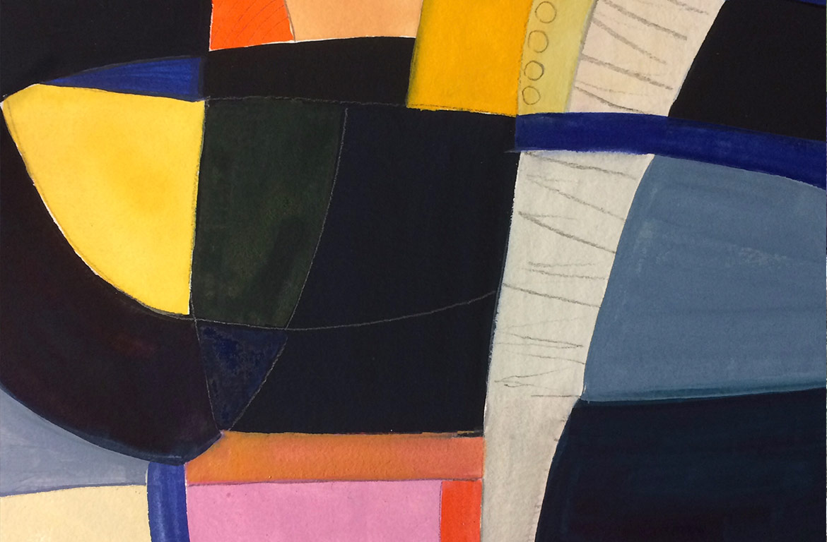 Anniette Beaucamp - Tinte Tusche Tapestry - Ausschnitt