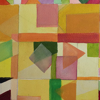 Watercolour 19 1/2 x 21 cm