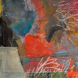 Collage, Gouache, Stifte, 21 x 29 cm