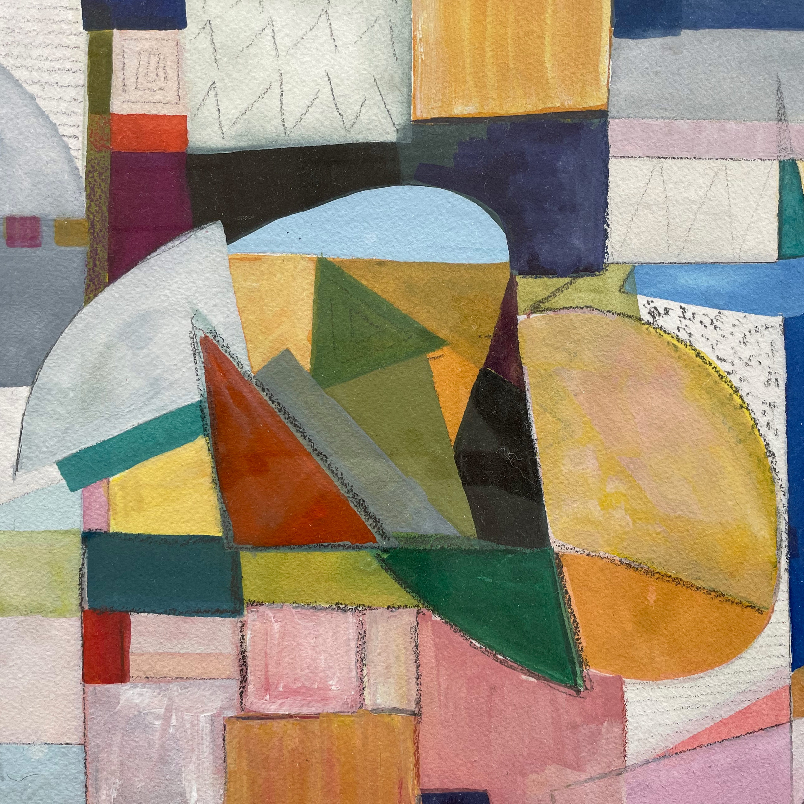 Gouache, Stifte, 28 x 32 cm